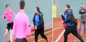 Bahis skandalında yeni detay Gözaltına alınan hakem korner direğiyle saldırıya uğramış