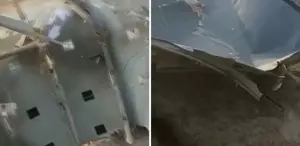 Gürcistan’da düşen askeri kargo uçağının parçalarına ulaşıldı