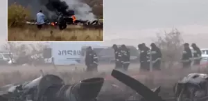 20 askerin şehit olduğu uçağın enkazından ilk görüntü