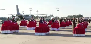 20 şehidimiz için Mürted Komutanlığı’nda tören düzenlendi