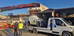 Manisa’da polisin şehit olduğu kaza kamerada