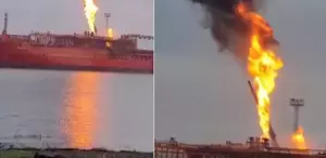 Rus güçleri, Ukrayna’da Türk gemisini vurdu