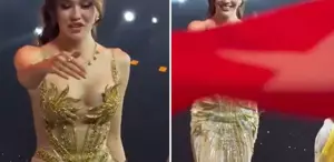 Ülkemizi temsil eden Ceren Arslan’ın Türk bayrağı almasına izin verilmedi