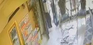 Zehirlenme faciasında, ilaçlama yapan kişinin otele girdiği anlar kamerada