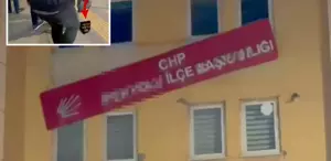 İmralı kararından sonra CHP’nin ilçe binasına saldırı