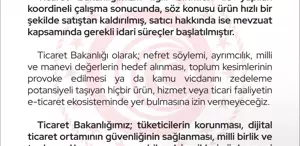 Ticaret Bakanlığı “Cumhuriyet Muhafızı“ isimli ürünü satıştan kaldırdı