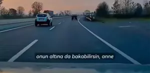 Trafikte seyir halindeki araca yorgun mermi isabet etti