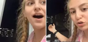 Karşısındaki erkek yurdunu gösterip yapılanlara isyan etti