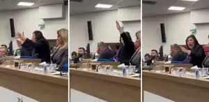 Özlem Çerçioğlu’nun küplere bindiği an Masaya vura vura konuştu