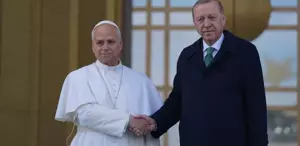 Cumhurbaşkanı Erdoğan, Papa 14. Leo’yu resmi törenle karşıladı