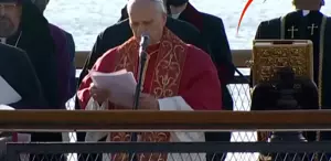 İznik’teki ayine damga vuran görüntü