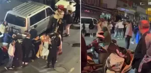 Düğün salonundaki laf atma kavgası sokağa taştı