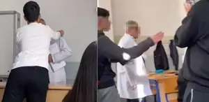 Öğrencilerin zorbalık yapıp dalga geçtiği öğretmenden ders gibi sözler