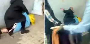 Sancaktepe’de yürek sızlatan görüntü Zabıtalara ’’Yeter’’ diye yalvardı