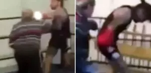 “Eskiden bende boksördüm“ diyen yaşlı adamı tiye alan genç, hayatının şokunu yaşadı