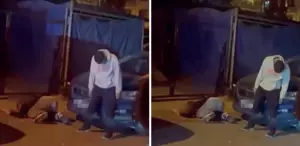 Uyuşturucu içen gençler, sokak ortasında kendinden geçti