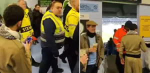 Şampiyonlar Ligi’nde sahaya dalan şahısların maça giriş görüntüleri ortaya çıktı