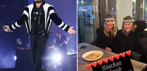 Güler Sabancı da Tarkan hayranı, konsere bandanası ile katıldı