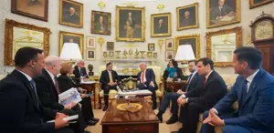 Trump ve Petro, Beyaz Saray’da biraraya geldi