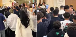 AVM’ye giden ünlü ismin zor anları Neredeyse eziliyordu