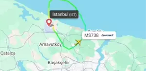 Duman ikazı alan pilot İstanbul Havalimanı’na acil iniş yaptı