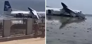 Somali’de yolcu uçağı Hint Okyanusu’na acil iniş yaptı