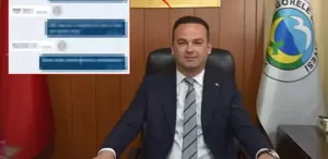 Tacizden tutuklanan belediye başkanının başını yakan mesajlar