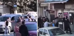 Madde bağımlısı şahıs “Ne geziyorsunuz burada“ diyerek polislere satırla saldırdı