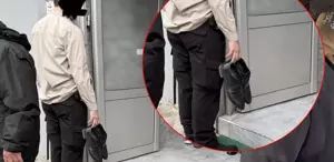 Polis elinde ayakkabıyla kaymakamı bekledi, tepkiler sonrası açıklama geldi