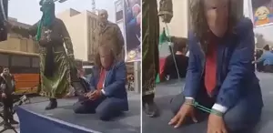 Komşu ülkede kaydedilen görüntü gündeme bomba gibi düştü