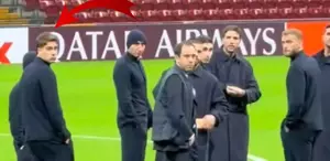 Bakışlara dikkat Galatasaray maçı öncesi Kenan’ı şaşırtan olay