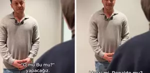 Mesut Özil, ’’Ronaldo mu Messi mi’’ sorusuna verdiği cevapla alkış topladı