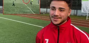 Yok böyle gol 55 metreden ağları sarsan oyuncu o anları anlattı