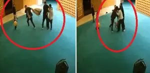 Yer: Diyarbakır Namazı kıldı, çıkışta cami görevlilerine saldırdı