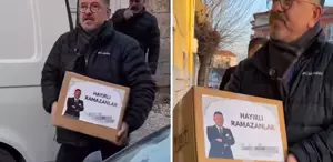 CHP’li Veli Ağbaba’nın yardım kolileri büyük tartışma yarattı