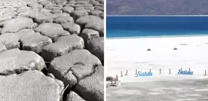 Kuraklıkla boğuşan Salda Gölü’nden sevindiren haber