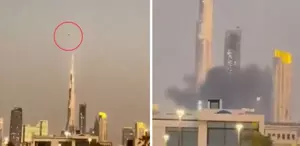 Dünyanın en yüksek yapısı İran füzesi yakınlarına düştü