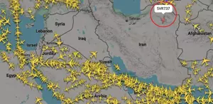 Dünyanın konuştuğu görüntü Radarlar bu uçağı takip etti