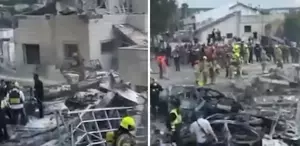 İran’ın İsrail’e düzenlediği füze saldırısında şehir harabeye döndü