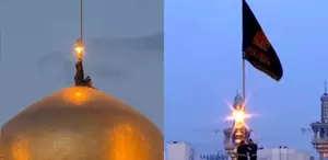 İran’da Hamaney’in ölümü sonrası İmam Rıza Türbesi’ne “siyah sancak“ çekildi