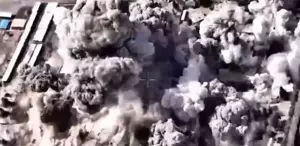 Tahran’a saldırı anı Patlamanın büyüklüğü kamerada