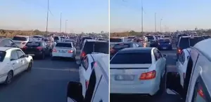 Lübnan’dan büyük kaçış Araçlarıyla sınıra doğru akın ettiler