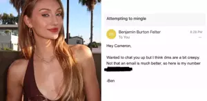 Nişanlısının attığı e-postayı paylaştı, herkes aynı detaya takıldı