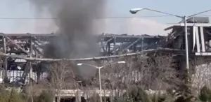 12.000 kişilik Azadi Stadyumu da savaşa boyun eğdi