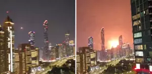 Dubai’de gökdelenlerin dibinde füzeleri savundular