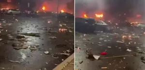 Görüntüler İsrail’den Gece yarısı resmen cehennemi yaşadılar