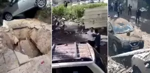 İran İsrail’in kalbini vurdu Kentte yıkım büyük, dev çukur oluştu