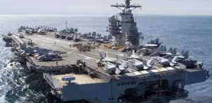 Gerald Ford uçak gemisinde yangın çıktı