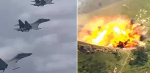 Çin’den gövde gösterisi J-16 savaş uçakları hedefleri yerle bir etti