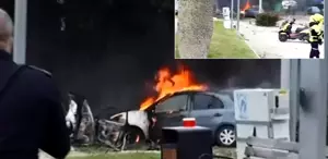 İsrail’e düşen İran füzesi ortalığı cehenneme çevirdi